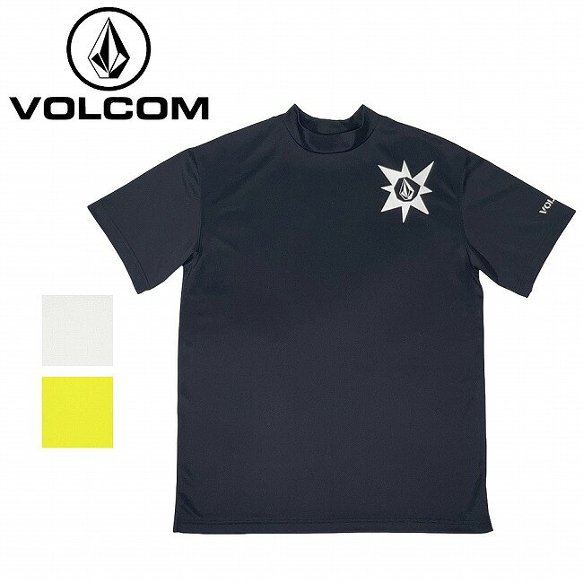 Rakuten - 【エントリーでP10倍★9日20:00-16日01:59まで】VOLCOM ボルコム Stone Star Mock Neck Short Sleeve Tee ストーンスターモックネックショートスリーブティー A01223JC 【 トップス 半袖 Tシャツ UPF50+ アジアンフィット アウトドア 吸汗速乾 】【メール便・代引不可】
