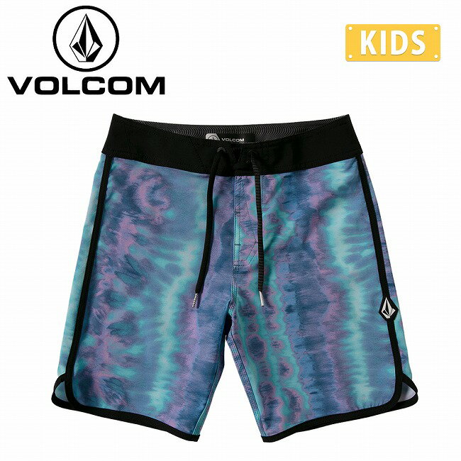 Rakuten - VOLCOM ボルコム Big Boys Mod Lido Scallop Trunks ビッグボーイズモッドリドスカロップトランクス BPB C0812103 【 キッズ 子ども ボトムス ショートパンツ 短パン 半パン アウトドア ボード 水遊び 】【メール便・代引不可】