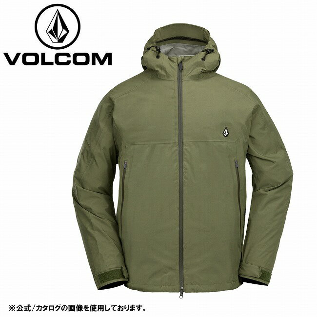 【エントリーでP10倍★23日20:00-27日01:59まで】VOLCOM ボルコム Mens Side Hit Shell Jacket メンズサイドヒットシェルジャケット IVY G1552502 【 スノーボード スノボ スノボー スキー ウェア アウター 】