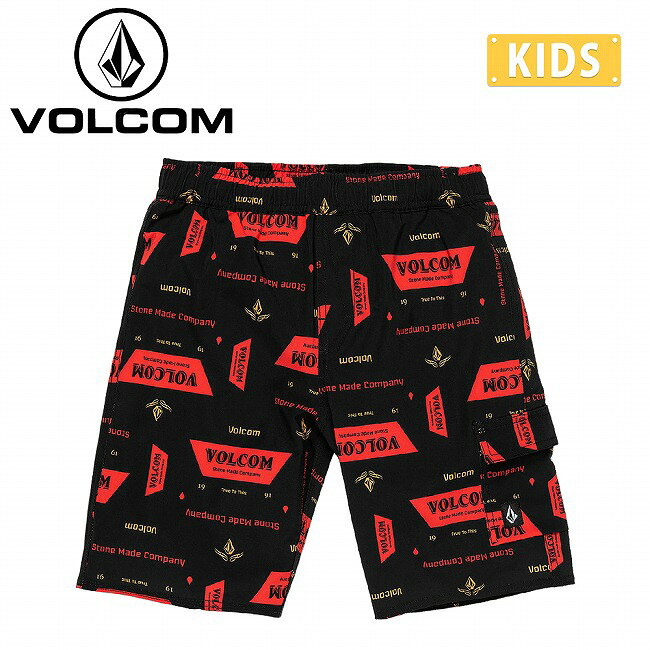 【エントリーでP10倍★20日20:00-26日01:59まで】VOLCOM ボルコム Big Boys True Trunks ビッグボーイズトゥルートランクス C2511931 【 キッズ 子ども 水着 海 川 プール アウトドア 】【メール便・代引不可】