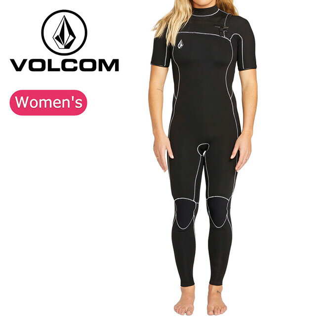 �ڥ���ȥ꡼��P10�ܡ�9��20:00-16��01:59�ޤǡ�VOLCOM �ܥ륳�� Womens Modulator 2mm Short Sleeve Wet...