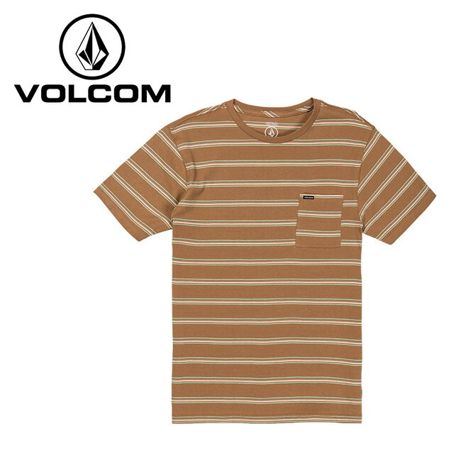Rakuten - 【エントリーでP10倍★9日20:00-16日01:59まで】VOLCOM ボルコム Ayers Crew Short Sleeve Shirt エアーズクルーショートスリーブシャツ A0122302 【 トップス 半袖 Tシャツ モダンフィット コットン 綿 アウトドア 】【メール便・代引不可】