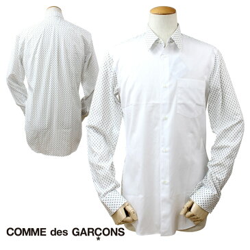 【最大2000円OFFクーポン】 コムデギャルソン シャツ COMME des GARCONS HOMME DEUX 長袖 ホワイト メンズ