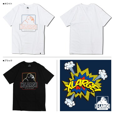 エクストララージ XLARGE Tシャツ メンズ 半袖 トップス クルーネック CENTRAL SS TEE 2カラー 【決算セール】