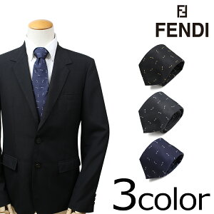 フェンディ FENDI ネクタイ シルク イタリア製 ビジネス 結婚式 メンズ