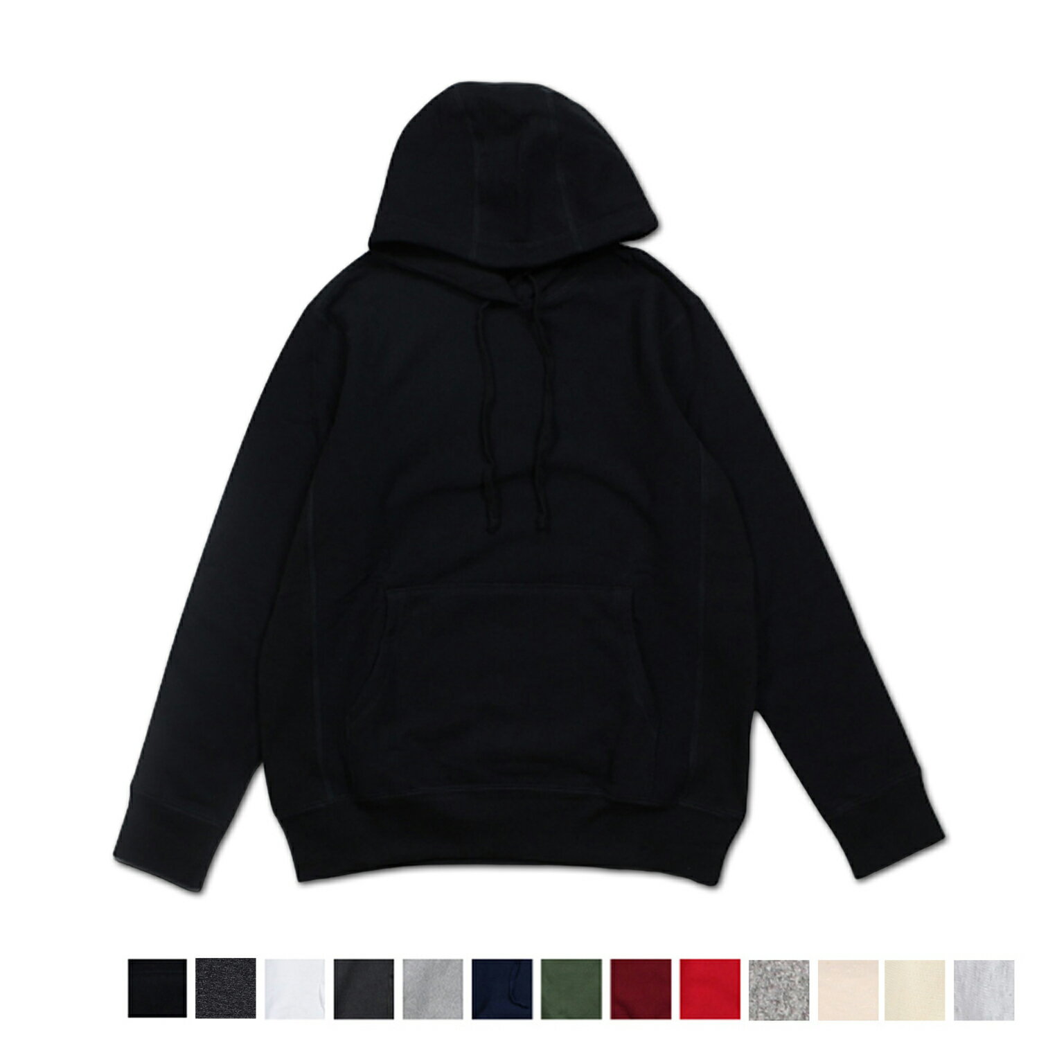 【最大1000円OFFクーポン配布中】 パーカー プルオーバー スウェット 無地 メンズ リバースウィーブ カナダ製 PULLOVER HOODED SWEATSHIRT