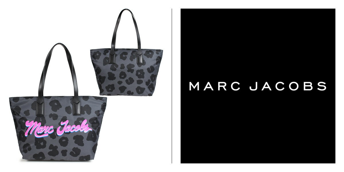 【最大1000円OFFクーポン配布中】 マークジェイコブス MARC JACOBS バッグ トートバッグ マザーズバッグ レディース LEOPARD TOTE ブラック M0014219