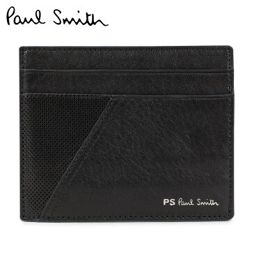 ポールスミス Paul Smith 名刺入れ 財布 カードケース メンズ WALLET PS SLIP HOLD PAN レザー ブラック M2A 5319 A40052