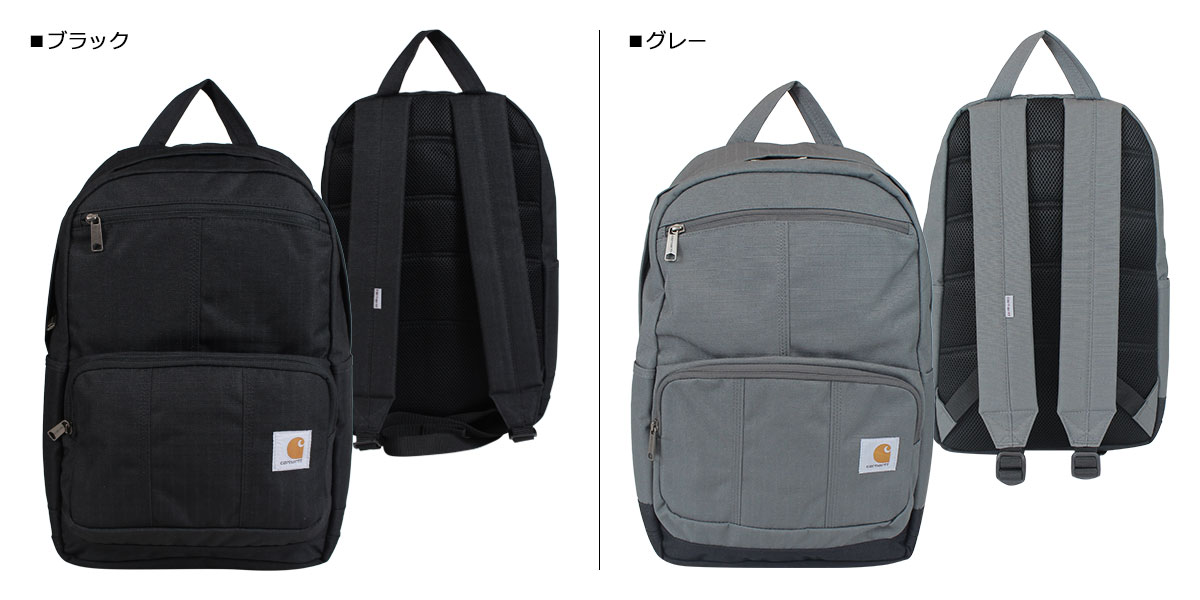 【最大1000円OFFクーポン】 カーハート carhartt リュック バッグ バックパック メンズ レディース BACKPACK ブラック グレー 黒 110313