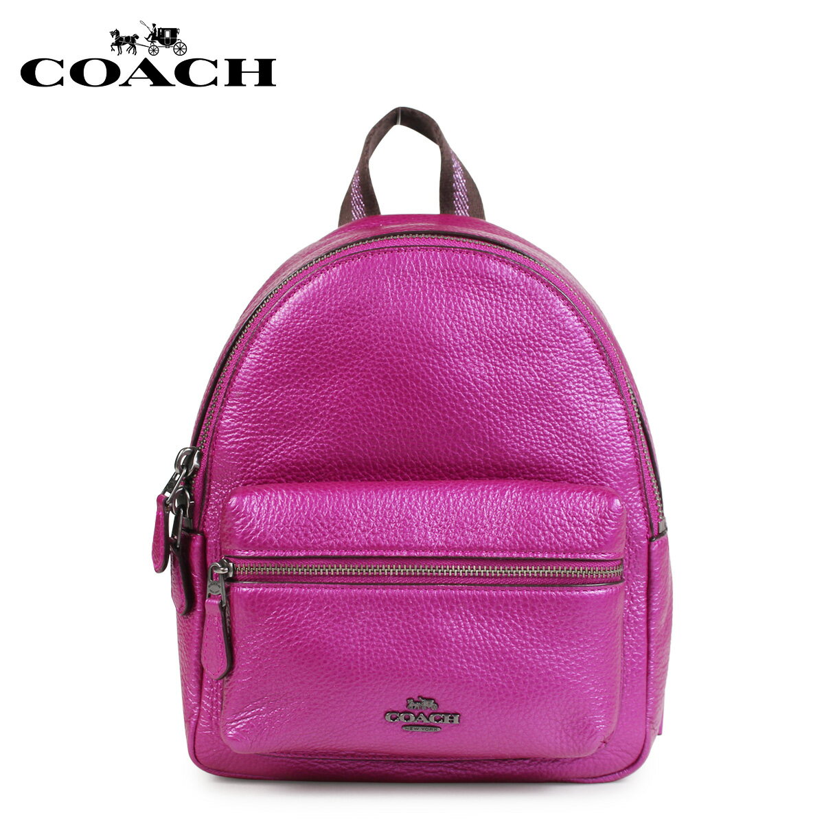 コーチ COACH バッグ リュック バックパック レディース レザー パープル F29795