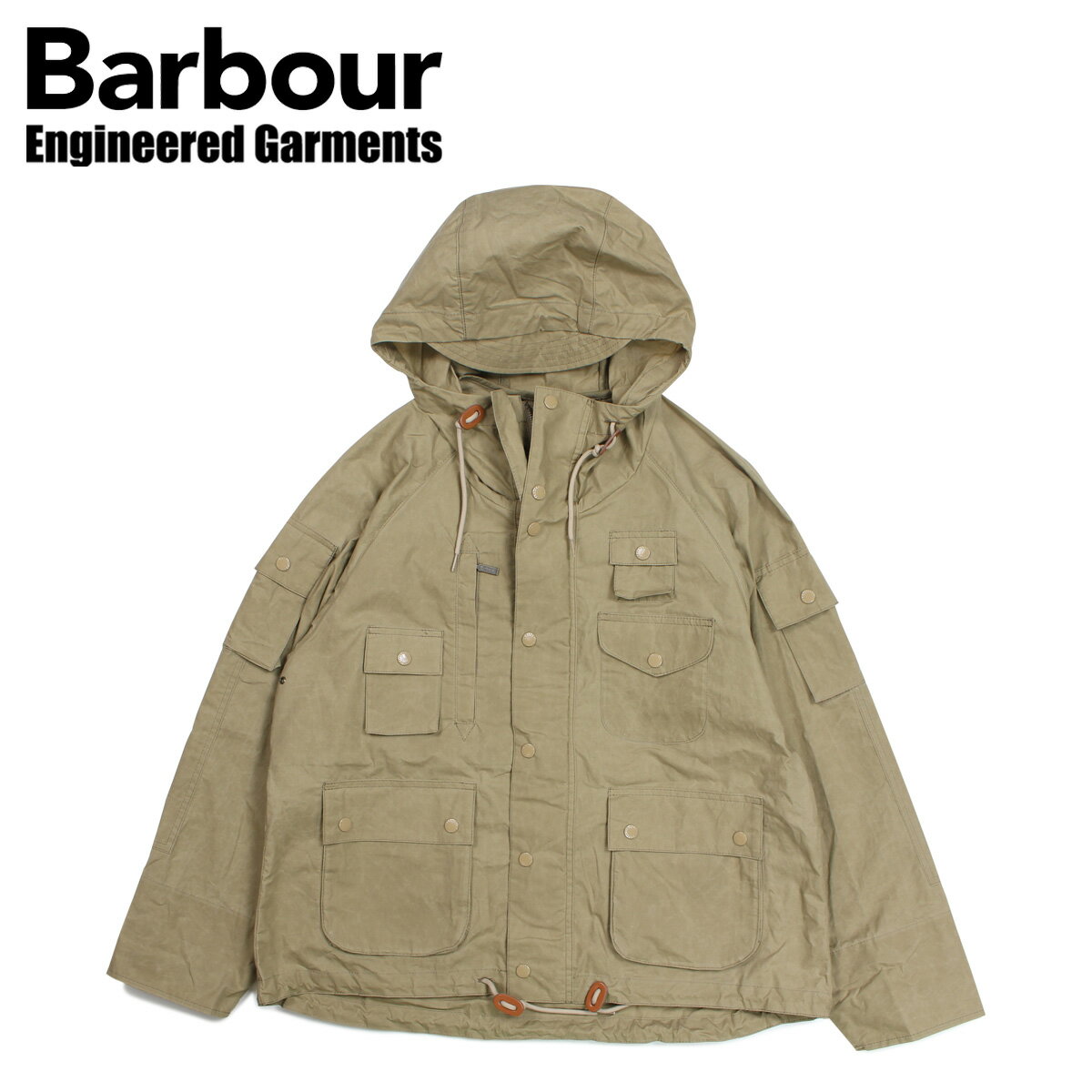 エンジニアド ガーメンツ ENGINEERED GARMENTS バブアー Barbour ジャケット アウター マウンテンパーカー トンプソン THOMPSON JACKET コラボ ベージュ MCA0597KH51のサムネイル