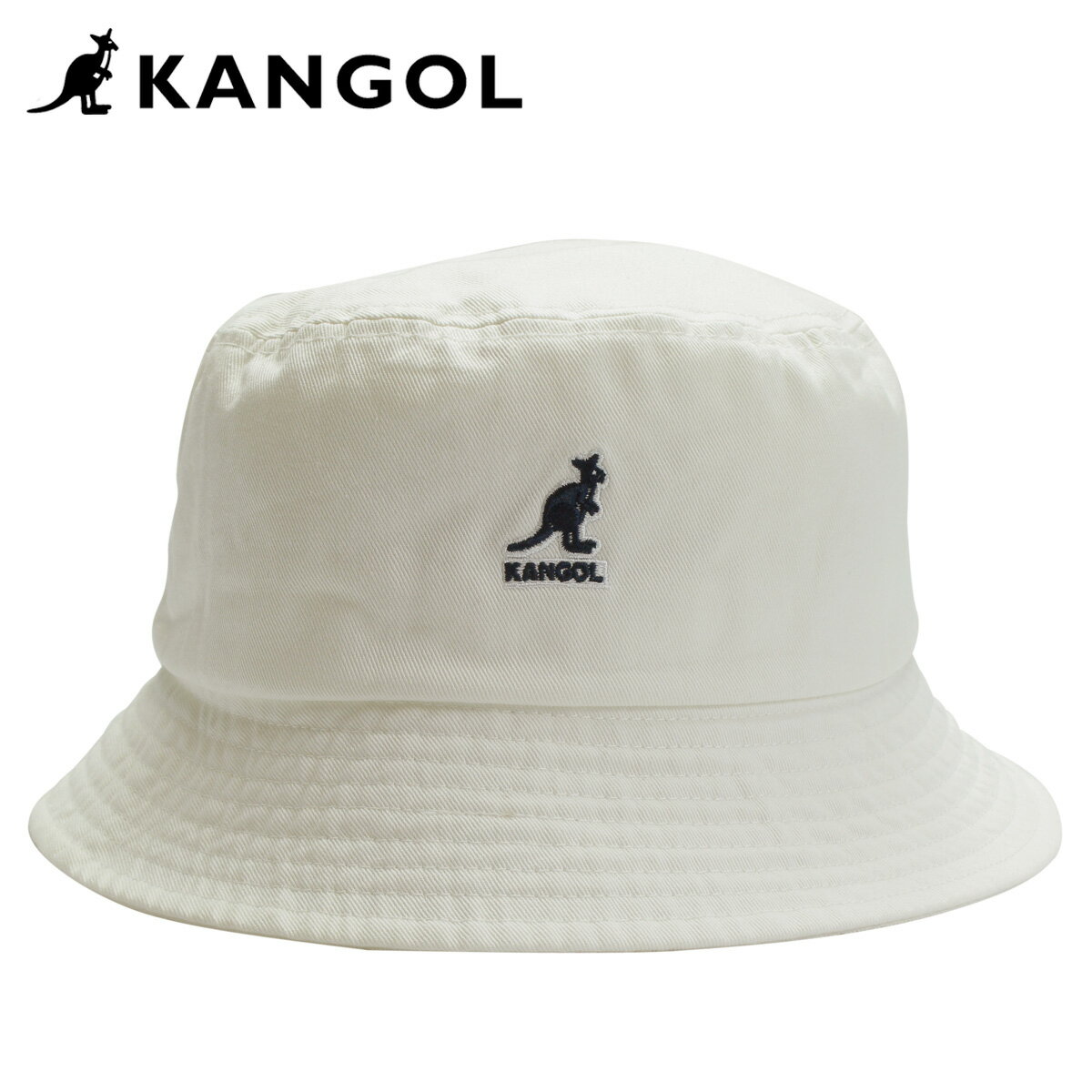 【最大2000円OFFクーポン】 カンゴール KANGOL ハット キャップ 帽子 バケットハット メンズ レディース WASHED BUCKET ホワイト 白 100169221