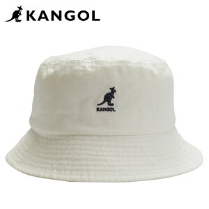 【最大2000円OFFクーポン】 カンゴール KANGOL ハット キャップ 帽子 バケットハット メンズ レディース WASHED BUCKET ホワイト 白 100169221