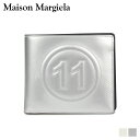 【クーポンで最大1000円OFF！5/1 10:59まで】 メゾンマルジェラ MAISON MARGIELA 財布 二つ折り メンズ レディース BI-FOLD WALLET レザー ホワイト シルバー 白 S35UI0435 PR213