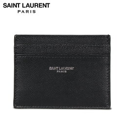 サンローラン パスケース 【クーポンで最大1000円OFF！5/7 10:59まで】 サンローラン パリ SAINT LAURENT PARIS パスケース カードケース ID 定期入れ メンズ 本革 YSL CREDIT CARD CASE ブラック 黒 375946BTY0N