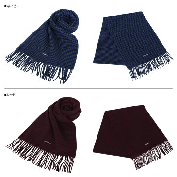 【最大1000円OFFクーポン】 オロビアンコ Orobianco マフラー メンズ カシミア 千鳥柄 MUFFLER ネイビー レッド グリーン ORSF-9052