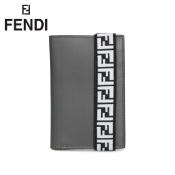 フェンディ パスケース メンズ 【クーポンで最大1000円OFF！5/1 10:59まで】 フェンディ FENDI カードケース パスケース 名刺入れ メンズ CARD CASE グレー 7M0265 A8VC