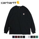 【クーポンで最大1000円OFF！5/7 10:59まで】 カーハート carhartt Tシャツ メンズ 長袖 ロンT WORKER POCKET LS T-SHIRTS K126