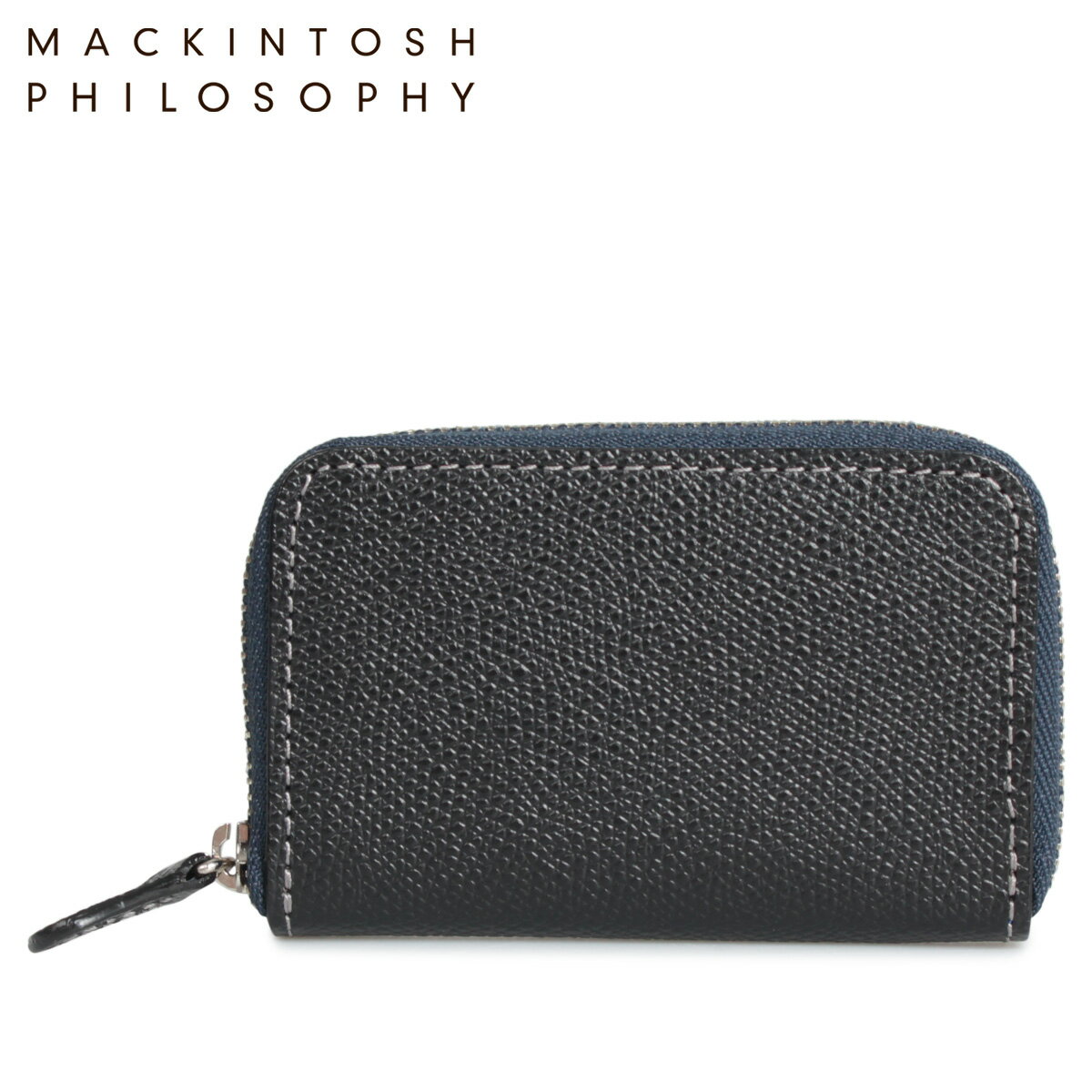 楽天スニークオンラインショップ【 最大1000円OFFクーポン 】 マッキントッシュ フィロソフィー MACKINTOSH PHILOSOPHY 財布 小銭入れ コインケース メンズ ラウンドファスナー 本革 COIN PURSE ブラック ネイビー チョコ 黒 MAP706025