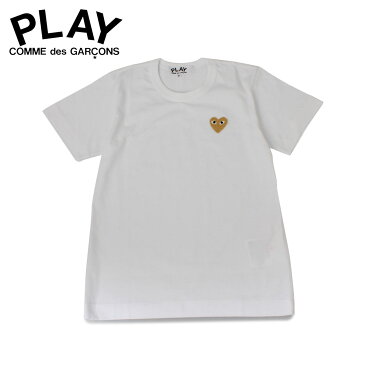 【最大2000円OFFクーポン】 プレイ コムデギャルソン PLAY COMME des GARCONS Tシャツ 半袖 レディース BASIC LOGO TEE ホワイト 白 T2150514