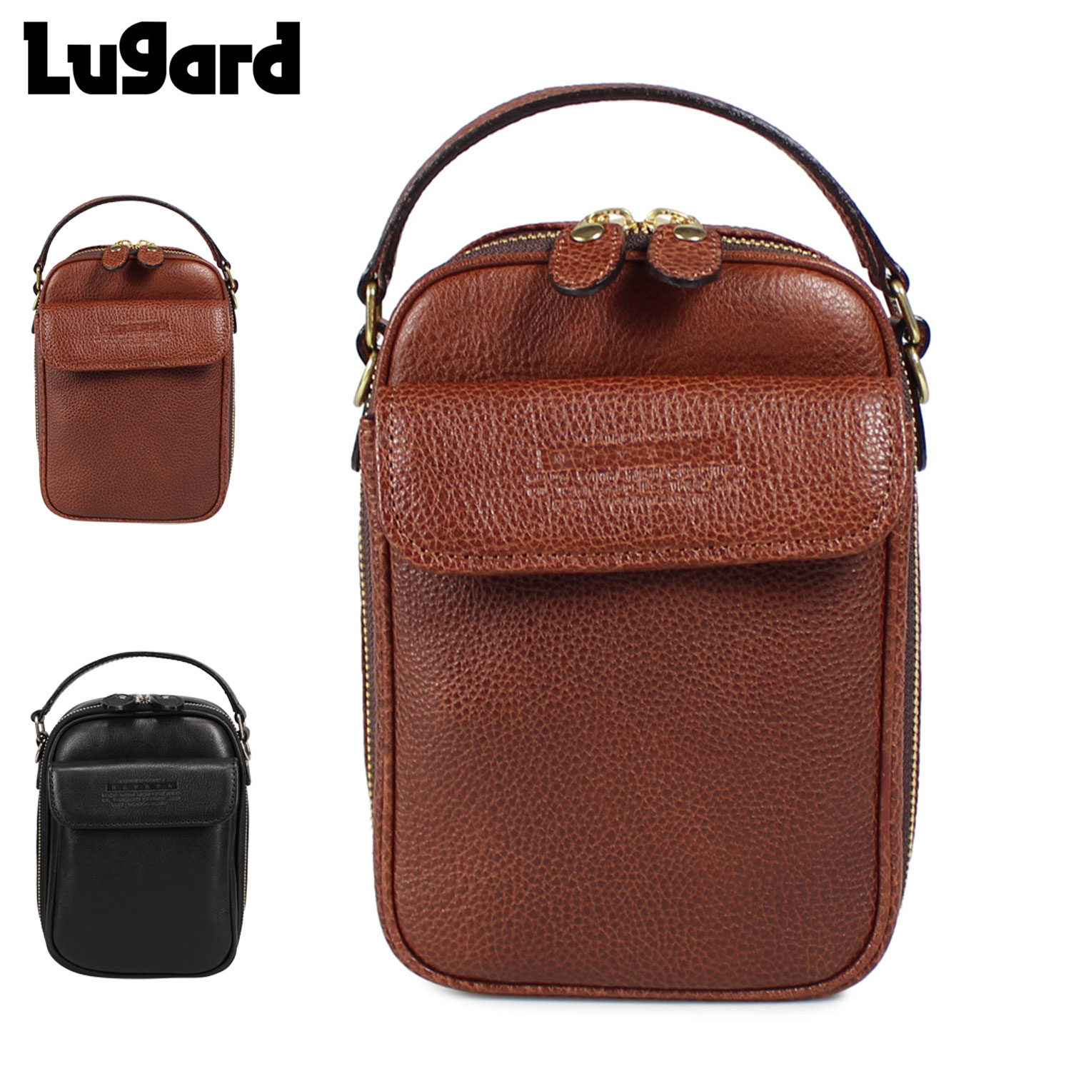 乐天商城 - 【最大1000円OFFクーポン発行中 5/7 11:59まで！】 ラガード Lugard ネヴァダ バッグ ショルダーバッグ メンズ 青木鞄 2way NEVADA ブラウン 4965
