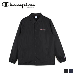 【最大600円OFFクーポン】 チャンピオン Champion ジャケット コーチジャケット アウター メンズ COACH JACKET ブラック ネイビー 黒 C3-R601