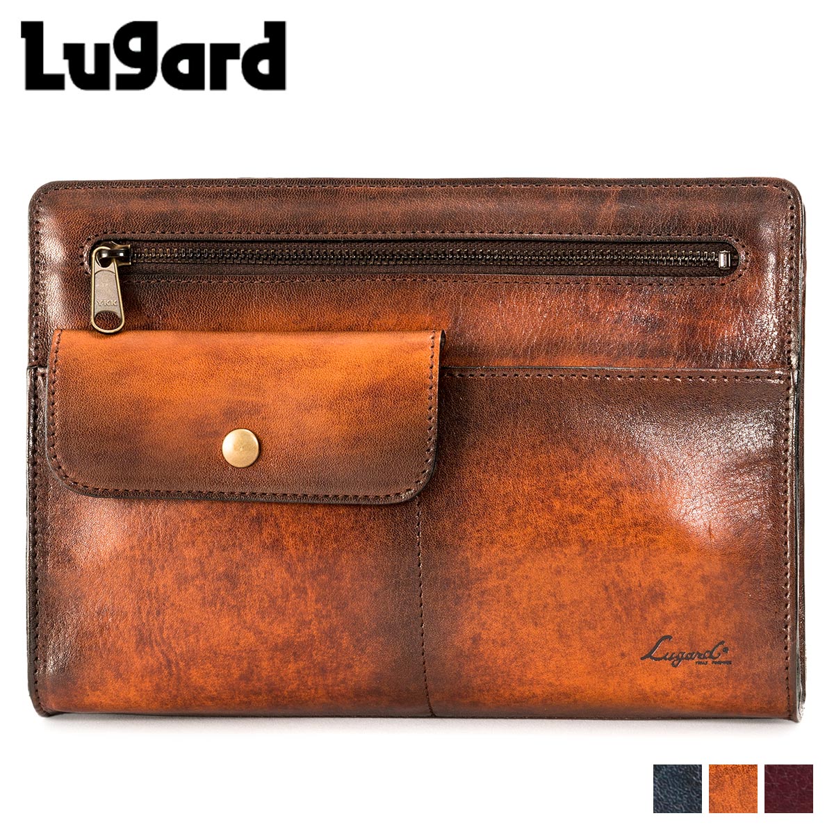 ラガード ラガード Lugard 青木鞄 ジースリー バッグ クラッチバッグ セカンドバッグ メンズ G3 CLUTCH BAG ネイビー ブラウン ボルドー 5214