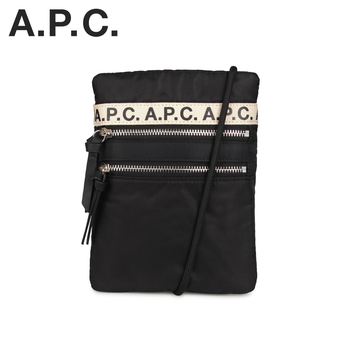 A.P.C. アーペーセー バッグ サコッシュ ショルダーバッグ メンズ レディース REPEAT NECK POUCH ブラック 黒 PAACL-H63390のサムネイル