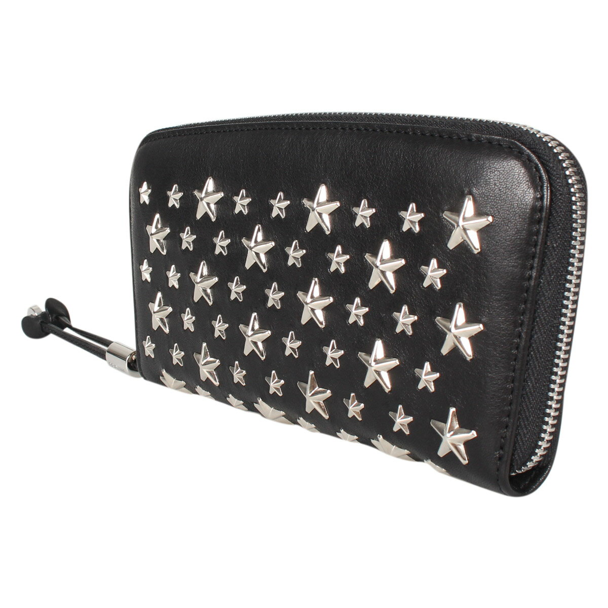 ジミーチュウ JIMMY CHOO 財布 長財布 レディース ラウンドファスナー スタッズ WALLET ブラック 黒 FILIPA-CST