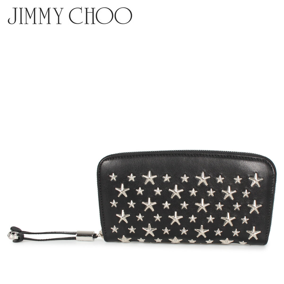 ジミーチュウ JIMMY CHOO 財布 長財布 レディース ラウンドファスナー スタッズ WALLET ブラック 黒 FILIPA-CST
