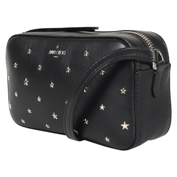 【最大1000円OFFクーポン】 ジミーチュウ JIMMY CHOO バッグ ショルダーバッグ レディース スタッズ SHOULDER BAG ブラック 黒 HALE-YSN