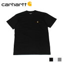 楽天スニークオンラインショップ【クーポンで最大1000円OFF！5/1 10:59まで】 カーハート carhartt WIP Tシャツ メンズ 半袖 無地 SS CHASE T-SHIRT ブラック ホワイトダーク グレー 黒 I026391