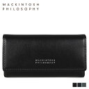 【クーポンで最大1000円OFF！5/7 10:59まで】 マッキントッシュ フィロソフィー MACKINTOSH PHILOSOPHY キーケース キーホルダー メンズ 4連 本革 KEY CASE ブラック ネイビー グリーン 黒 MAP-0070119