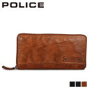 ポリス POLICE 財布 長財布 メンズ ラヴァーレ ラウンドファスナー LAVARE LONG WALLET ブラック ネイビー キャメル 黒 PA-59603