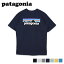 ֥ѥ˥ patagonia T Ⱦµ 쥹ݥ󥷥ӥƥ  ǥ P-6 LOGO RESPONSIBILI TEE ֥å ۥ磻 졼 ͥӡ ֥롼    38504פ򸫤