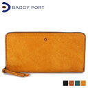BAGGY PORT バギーポート 財布 長財布 ブオナ メンズ レディース ラウンドファスナー BUONA LONG WALLET ブラック キャメル ブルー...