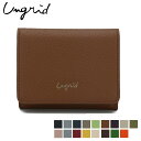 アングリッド Ungrid 財布 ミニ財布 三つ折り レディース TRI-FOLD MINI WALLET ブラック グレー ネイビー オーク オリーブ キャメ...