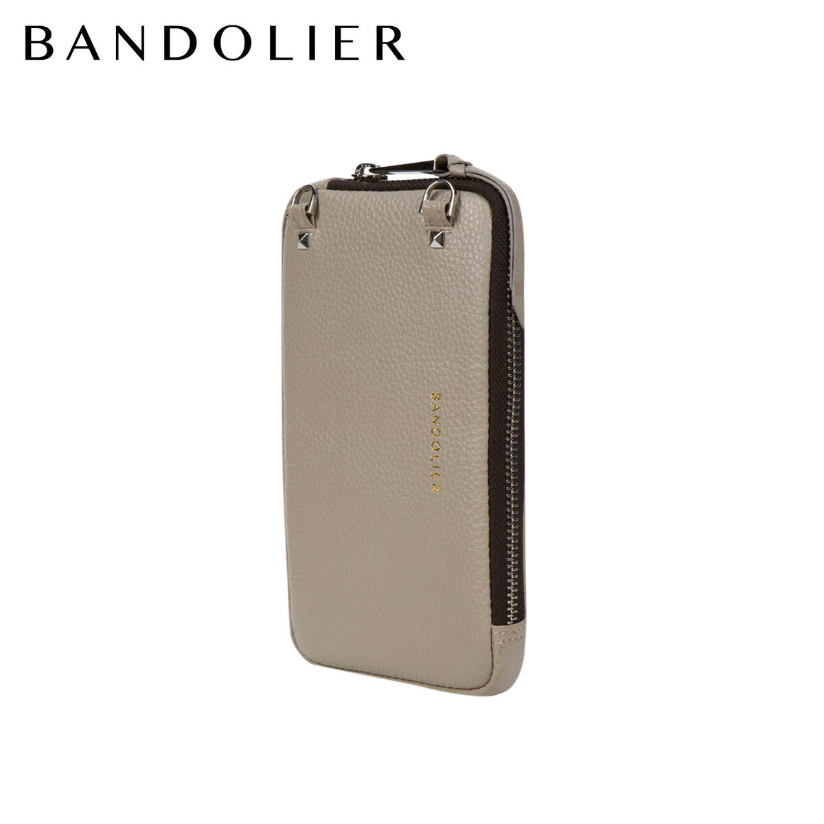 【クーポンで最大1000円OFF！5/16 10:59まで】 BANDOLIER バンドリヤー ポーチ スマホ 携帯 エキスパンデッド メンズ レディース レザー EXPANDED GREIGE POUCH ベージュ 21GRA