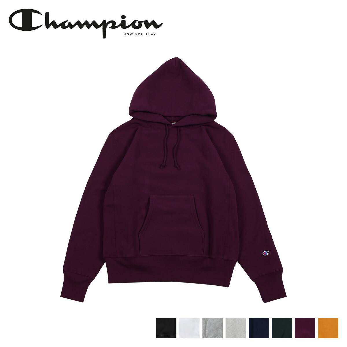 チャンピオン パーカー メンズ チャンピオン Champion パーカー リバースウィーブ スウェット プルオーバー メンズ REVERSE WEAVE PILLOVER HOODED SWEAT SHIRT C3-W102