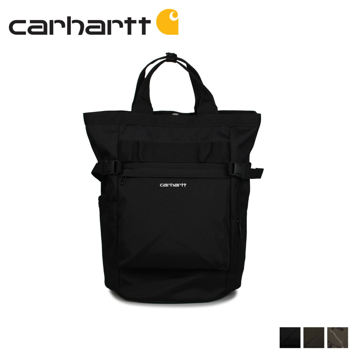 【最大1000円OFFクーポン】 カーハート carhartt リュック バッグ バックパック メンズ レディース 迷彩 30L PAYTON CARRIER BACKPACK ブラック カーキ カモ 黒 I026199