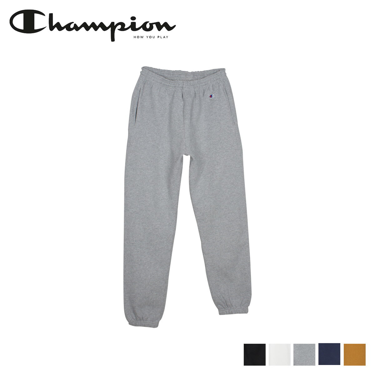 【クーポンで最大1000円OFF！5/16 10:59まで】 チャンピオン Champion スウェット パンツ メンズ レディース SWEAT PANT ブラック ホワイト グレー ネイビー キャメル 黒 白 C5-S201