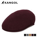 【クーポンで最大1000円OFF！5/7 10:59まで】 カンゴール KANGOL ハンチング 帽子 メンズ レディース WOOL 504 ブラック グレー キャメ..