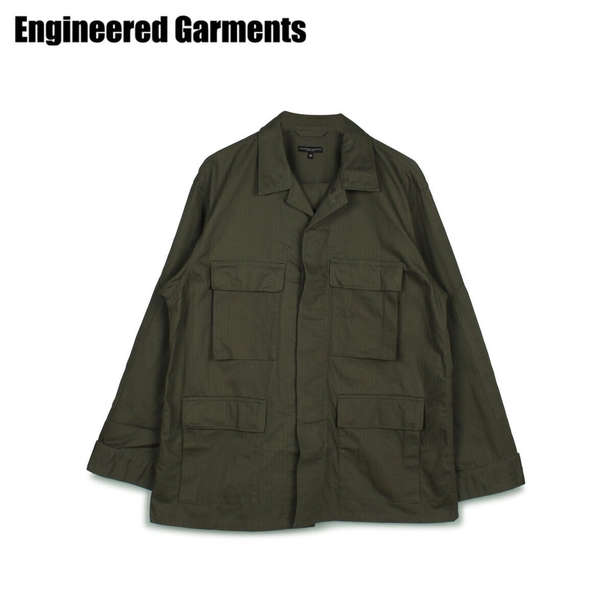 エンジニアド ガーメンツ ENGINEERED GARMENTS ジャケット アウター メンズ BDU JACKET-HERRINGBONE TWILL オリーブ 20F1D002