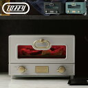 【最大1000円OFFクーポン発行中】 Toffy トフィー グリル オーブントースター 2枚 シンプル コンパクト 遠赤外線 タイマー トースト パン焼き キ...