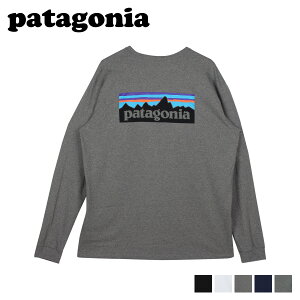 【 クーポン利用で最大1000円OFF 】 パタゴニア patagonia Tシャツ 長袖 ロンT カットソー レスポンシビリティー メンズ P-6 LOGO RESPONSIBILI TEE ブラック ホワイト グレー 黒 白 38518