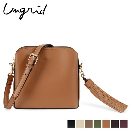 アングリッド Ungrid バッグ ショルダーバッグ レディース SMOOTH BIG TASSEL MINI BAG UNG-50010