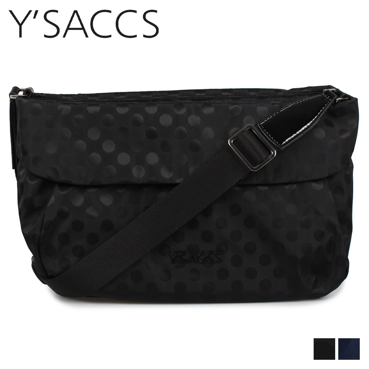 イザック バッグ イザック Y’SACCS ショルダーバッグ バッグ ポシェット レディース ポルカドット 撥水 SHOULDER BAG ブラック ネイビー 黒 Y92-11-01 母の日