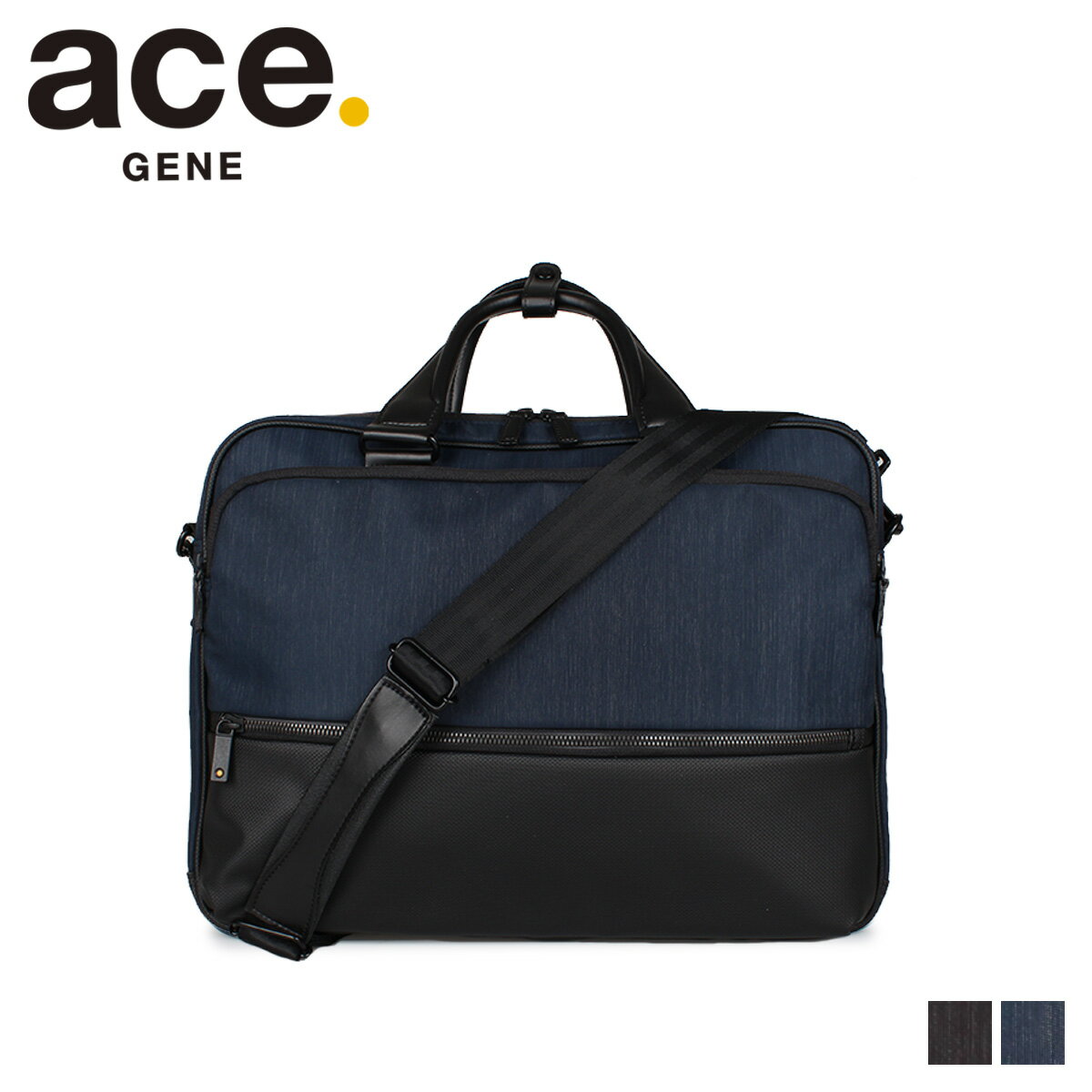 ブリーフケース エースジーン ace.GENE バッグ ショルダーバッグ ビジネスバッグ ブリーフケース コンビライト メンズ 16L 2WAY 撥水 COMBILIGHT ブラック ネイビー 黒 62515