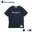 ڥݥǺ1000OFF4/19 10:59ޤǡ ԥ Champion T Ⱦµ  ǥ 롼ͥå SHORT SLEEVE T-SHIRT ֥å ۥ磻 졼 ͥӡ   C3-R305