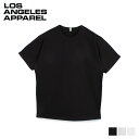 リー ペアTシャツ 【クーポンで最大1000円OFF！5/7 10:59まで】 ロサンゼルスアパレル LOS ANGELES APPAREL Tシャツ 8.5オンス 半袖 メンズ レディース 無地 ヘビーウェイト 8.5OZ SHORT SLEEVE BINDING GARMENT DYE T-SHIRT ブラック ホワイト 黒 白 1203GD